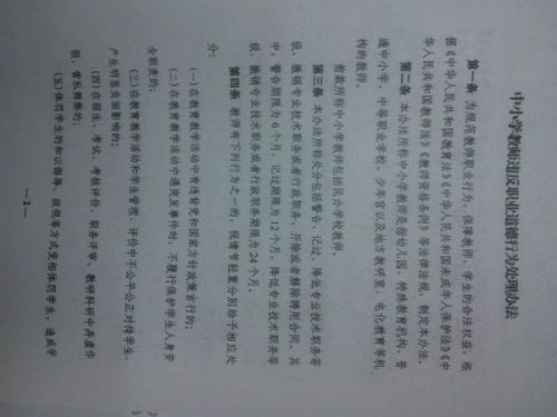 中小学教师违反职业道德行为处理办法的深度剖析与对策建议