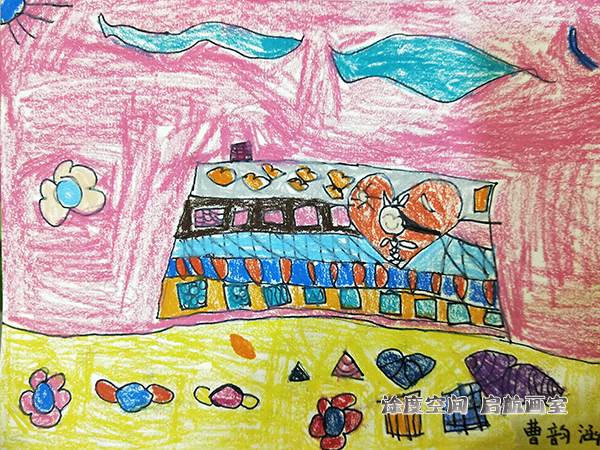 探索色彩的奇妙世界，小学生风景画中的童真与创意