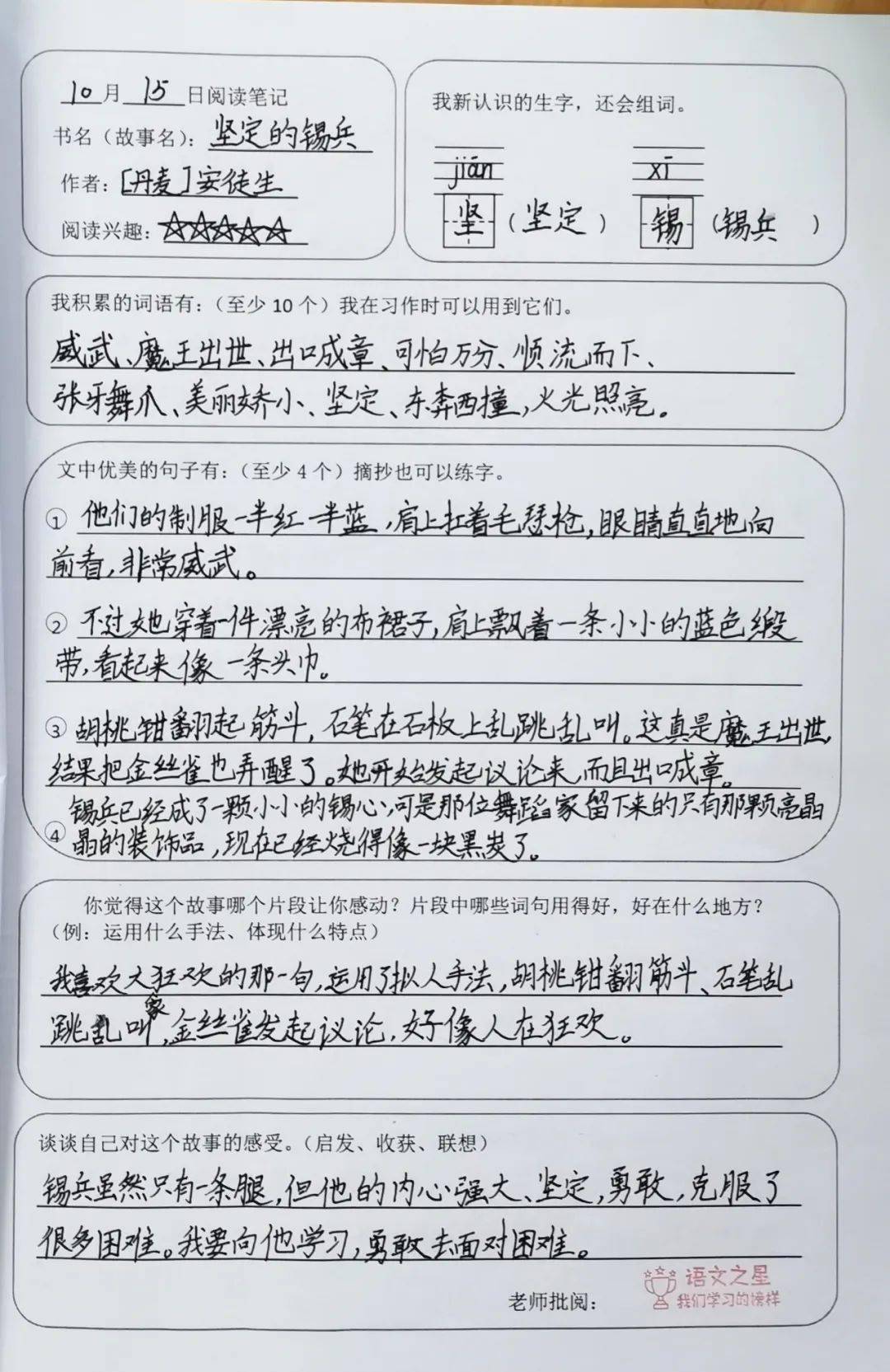 小学语文听课记录，探索童心世界的语言之旅