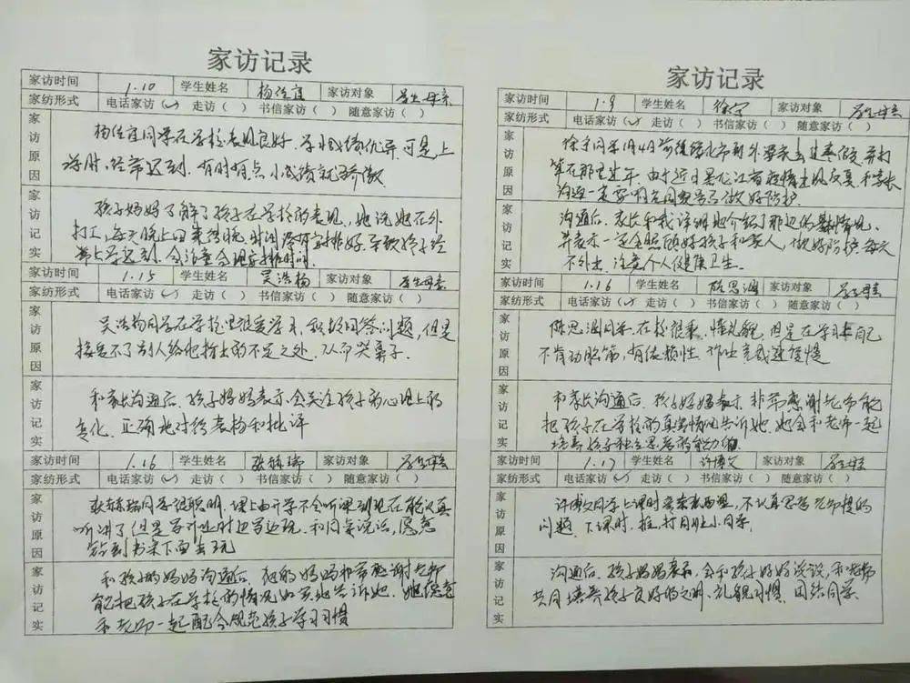 小学教师家访记录，搭建家校共育的桥梁