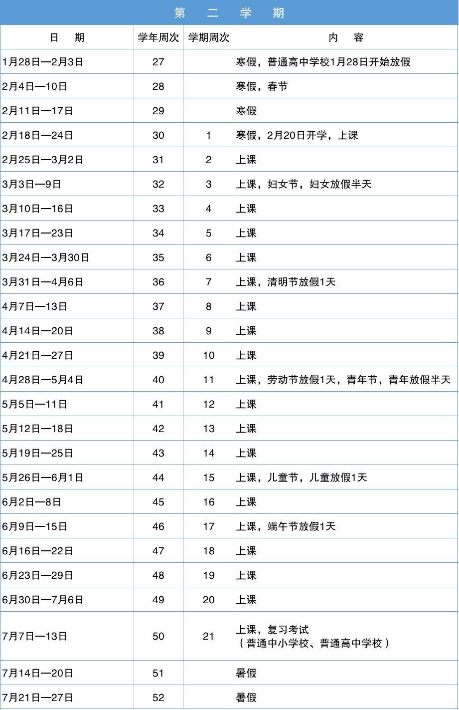 2024年暑假中小学放假时间表，规划与展望