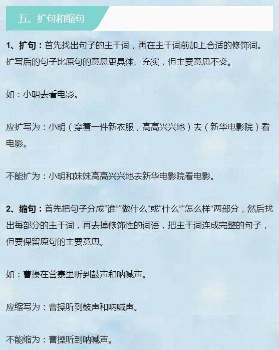 小学语文基础知识，筑基之石，点亮智慧之光