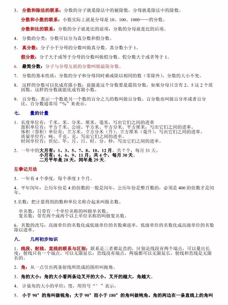小学数学知识总结，构建坚实基础的关键时期