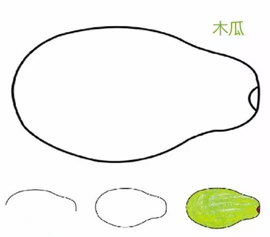 水果奶奶的奇妙世界，一幅温馨的简笔画故事