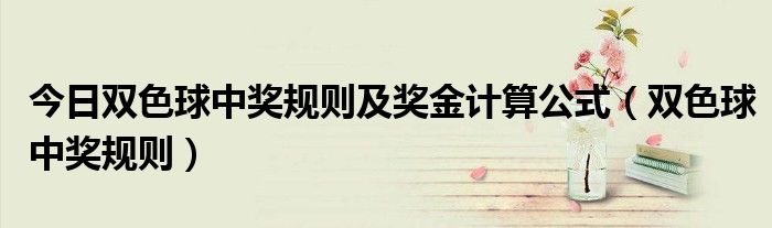 双色球中奖秘籍，解锁双色球中奖金额计算器的奥秘