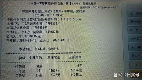 江苏体彩七位数，历史开奖号码的深度剖析与展望