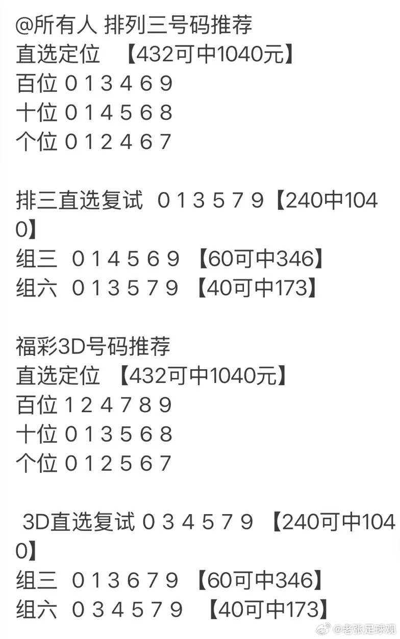 今日排列三专家预测汇总，洞悉数字规律，共探幸运之门