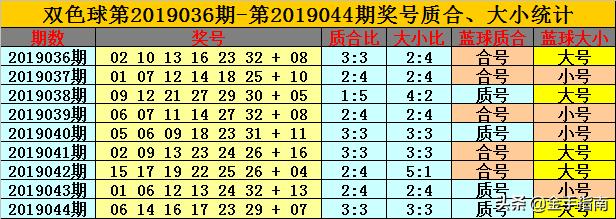 探索双色球2019044期的奇妙之旅，数字背后的故事与幸运的瞬间