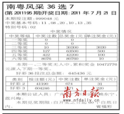 南粤风采36选7，最新开奖号码揭秘与彩民心声