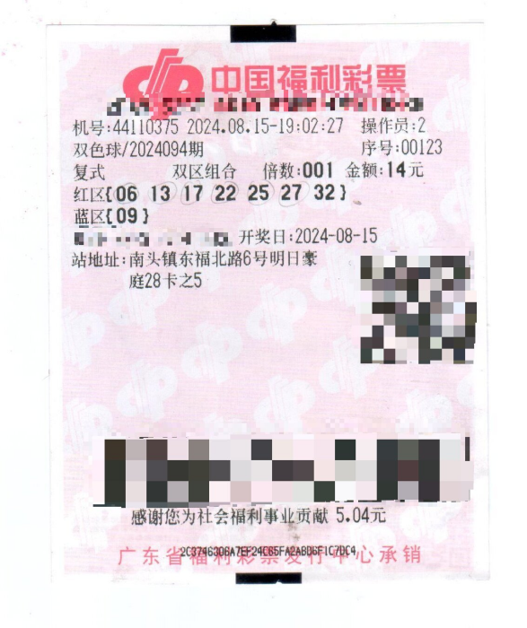 福利彩票双色球，揭秘中奖明细，共筑公益梦想