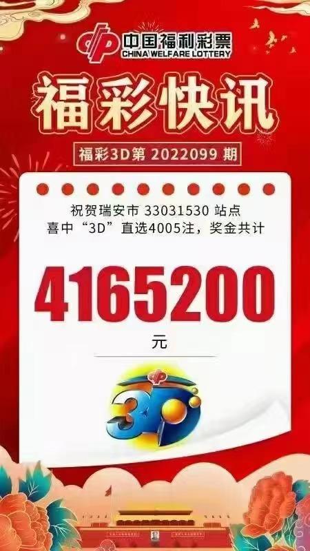 福彩3D开奖结果，揭秘数字背后的幸运与希望