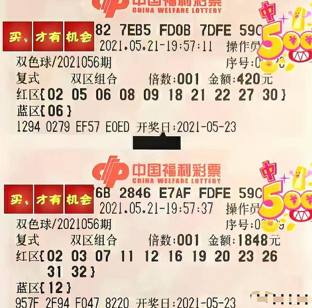 最新晒票双色球2024年056期，梦想与幸运的碰撞