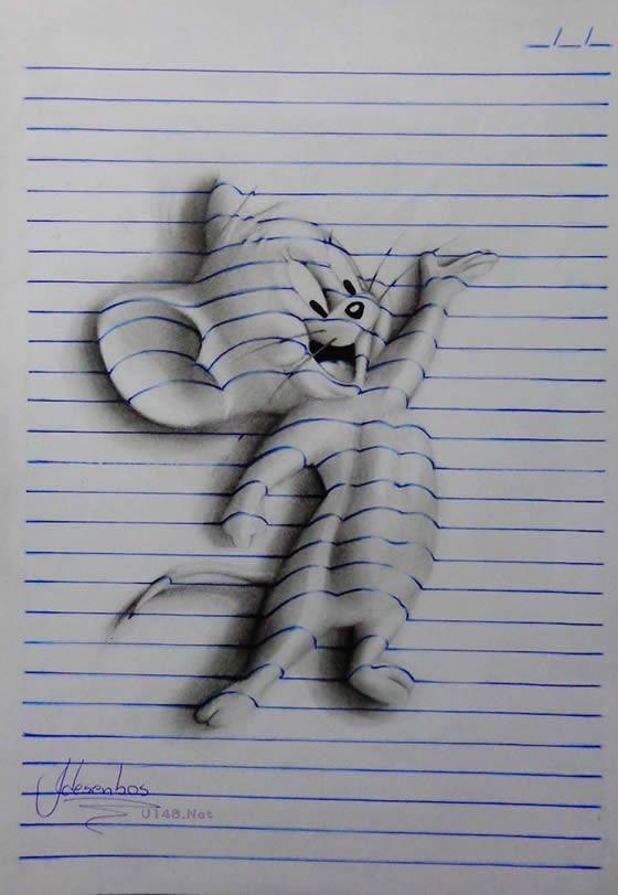 3D立体画简笔画，开启视觉艺术的新维度