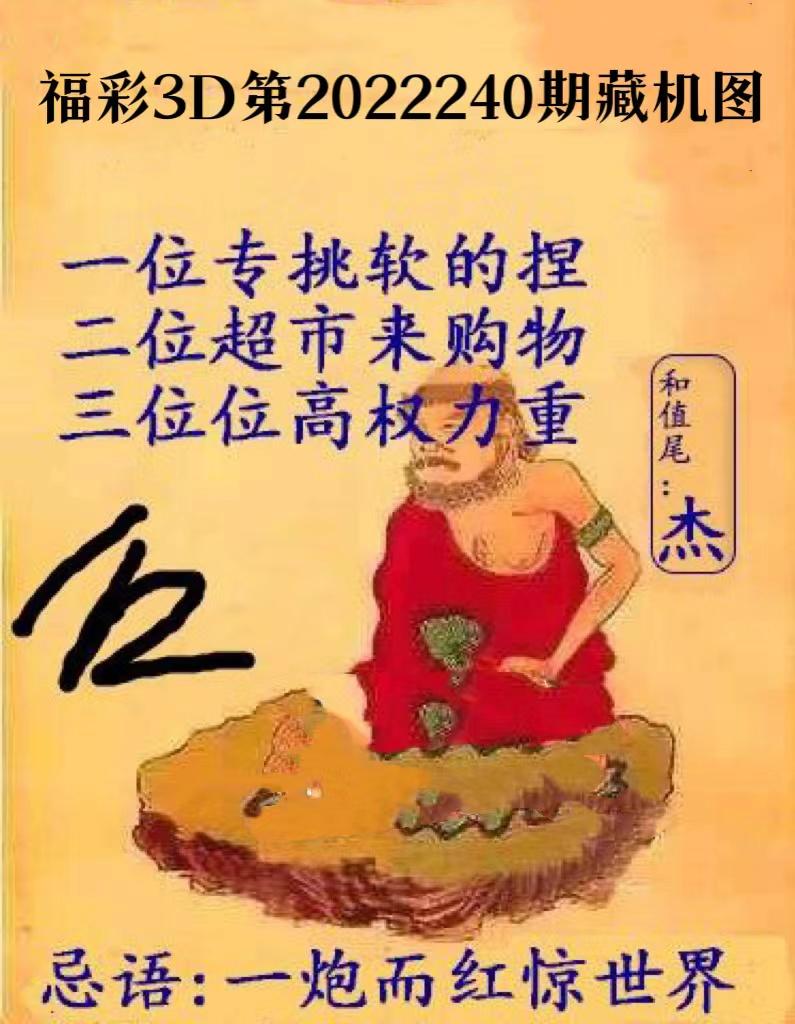 福彩3D字谜专区，字谜藏机图深度解析