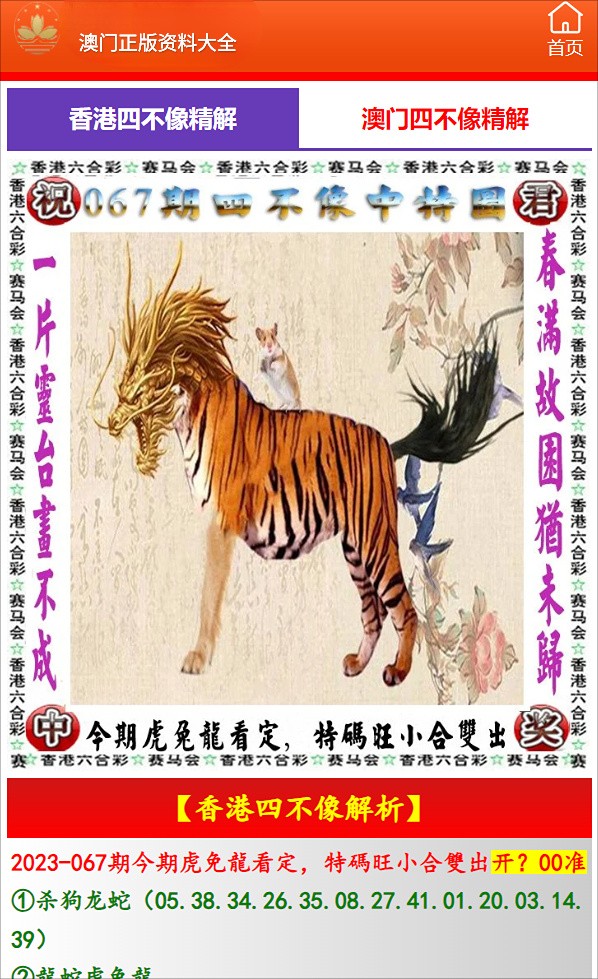 黄大仙精选一码一肖