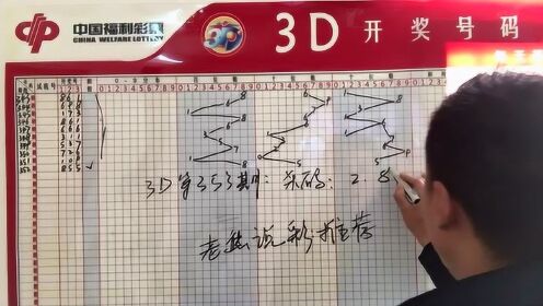 3D最新带连线走势图，解锁彩票预测的神秘之门3d最新带连线走势图17500