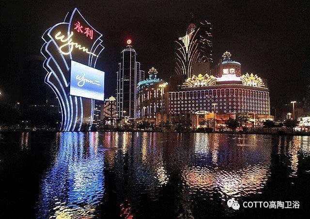 澳门六大赌场夜景，璀璨灯火下的梦幻世界澳门赌场的场景