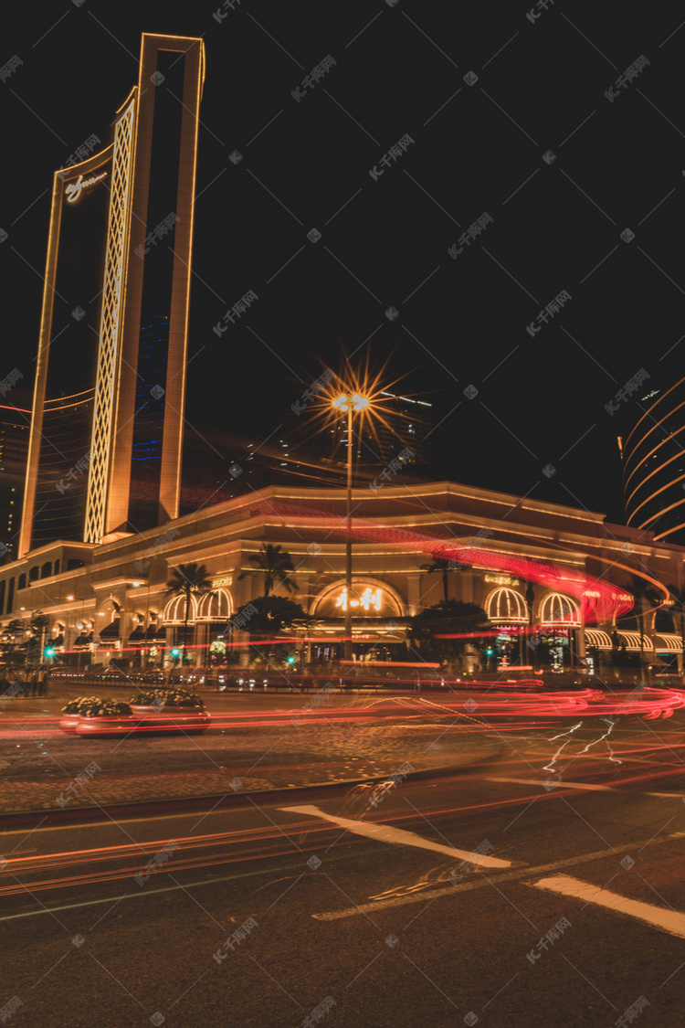 澳门六大赌场夜景，璀璨灯火下的奢华与梦幻澳门6大赌场
